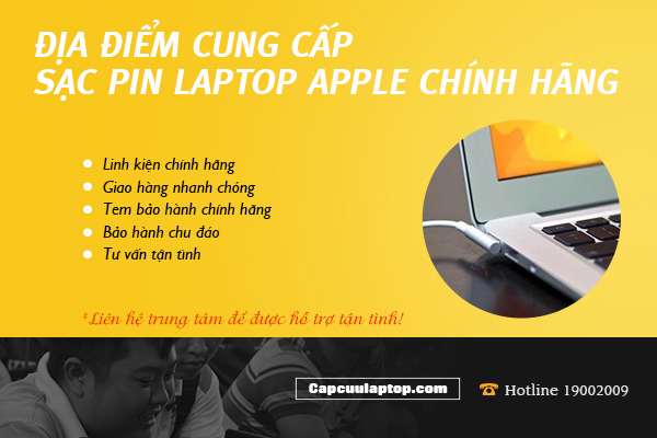 Chuyen cung cap sac laptop apple chinh hang