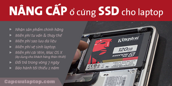 Nâng cấp ổ cứng SSD
