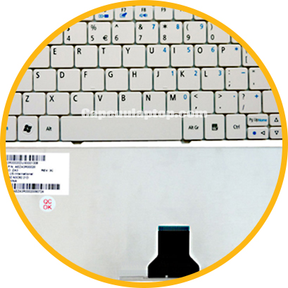 KEYBOARD ACER ONE D725 WHITE D520