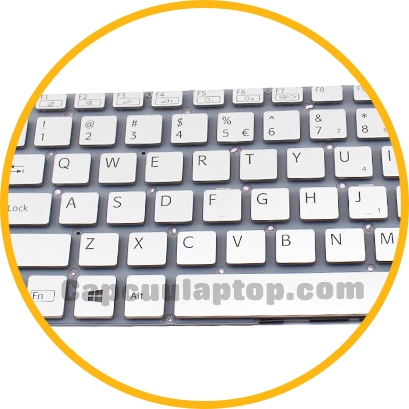 Keyboard bàn phím laptop Sony SVF14E màu bạc