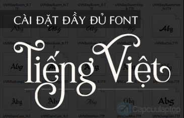 cai dat day du font tieng viet