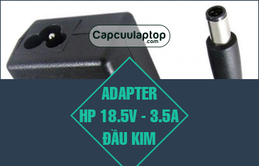 Adapter HP 18.5V-3.5A dau kim